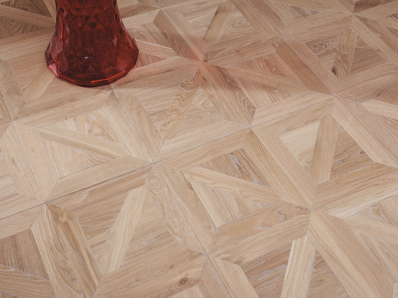 Модульный паркет COSWICK Дуб Ланже 19.05х635х635 мм, твердый воск, Барселона, 2-х сл